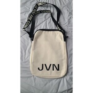 JVN Cross Body Bag Come As‎ You Are Ivory Canvas New